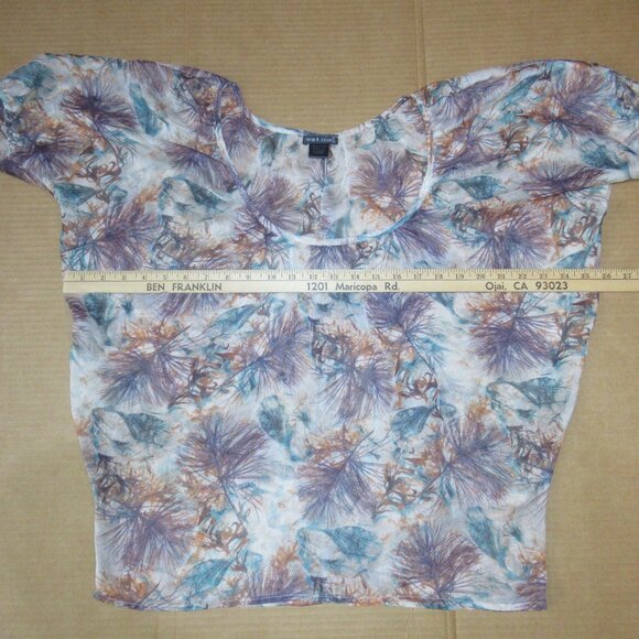 Vintage Wet Seal Sheer Floral Blouse | Size S - Picture 4 of 8